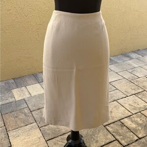 Vintage EMPORIO ARMANI Italy Gray Midi Length Modern Pencil Skirt Sz 10/L